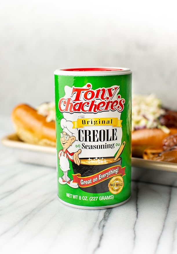 Tony Chachere's Creole and Cajun Seasoning Canisters (2 Pack + Packet) (2 Pack, Original)