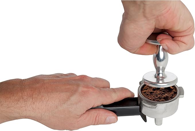 Fino Dual-Sided Espresso Tamper, 4-Ounce Weight, 48-Millimeter and 53-Millimeter