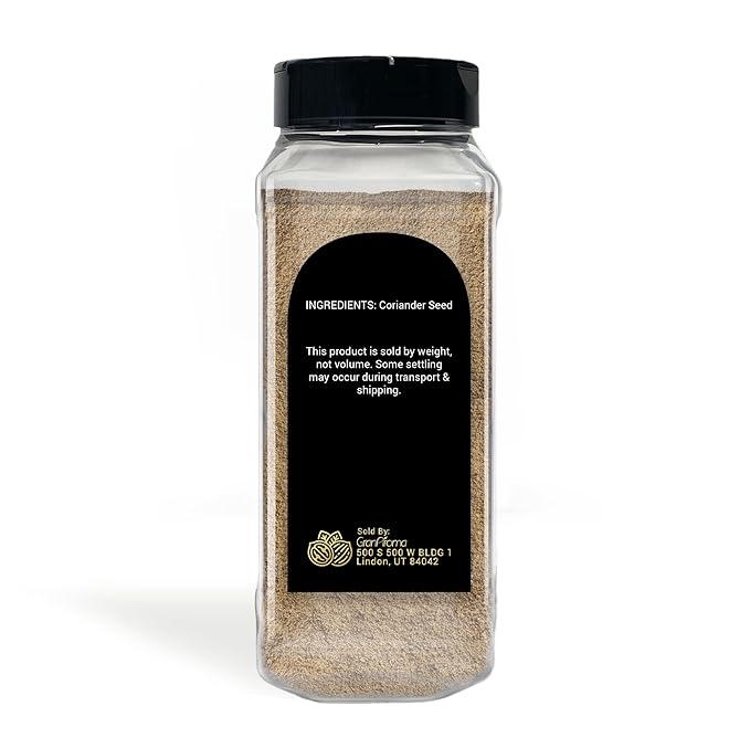 GranAroma Coriander Seed Powder, 1 lb, Light Flavor, Dry Rubs & Marinades