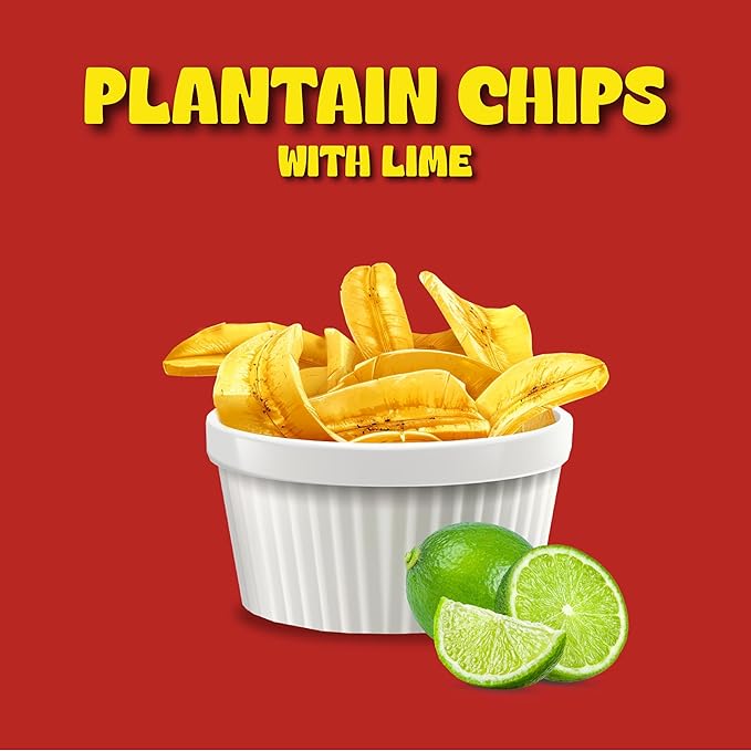 Mayté Plantain Chips – Lemon, 30 Individual Packs (3oz Each) – Non-GMO, Gluten-Free, Kosher, Healthy Snacks – No Preservatives or Artificial Colors