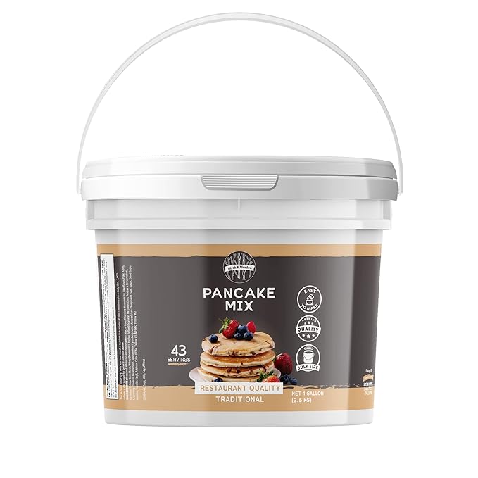 Birch & Meadow 1 Gallon Pancake Mix, Delicious, Fluffy & Soft