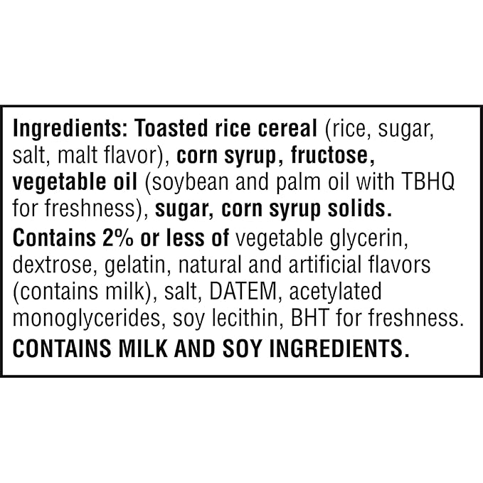 Rice Krispies Treats Marshmallow Treat Sheet, Kids Snacks, Baking Project, Original, 32oz Bag (1 Sheet)