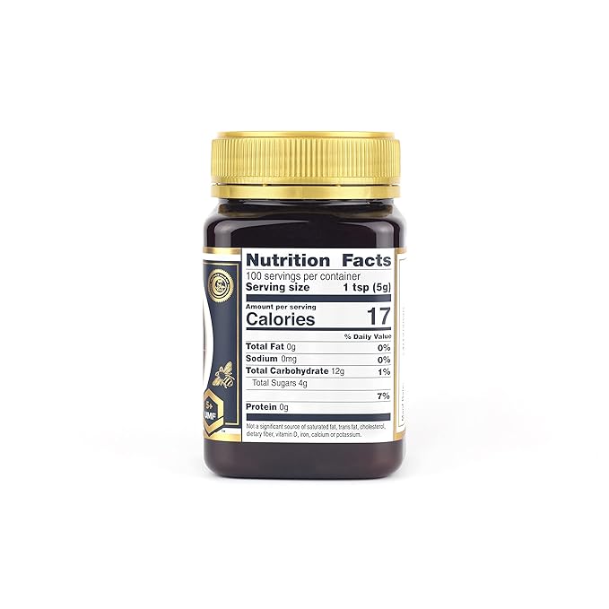 SuperLife - Manuka Honey MGO 83+ (UMF 5+) 500g, Raw Honey, Pure & Unpasteurised Monofloral New Zealand Honey