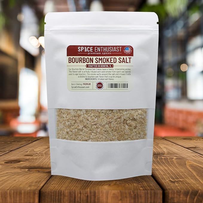 Spice Enthusiast Bourbon Barrel Smoked Salt Flakes - 4 oz