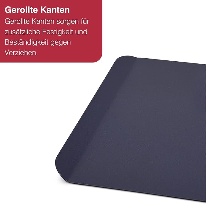 Zyliss E980192 Non-Stick Baking Sheet | Carbon Steel | Dark Blue | Baking Tin/Bakeware/Roasting | Dishwasher Safe | 5 Year Guarantee