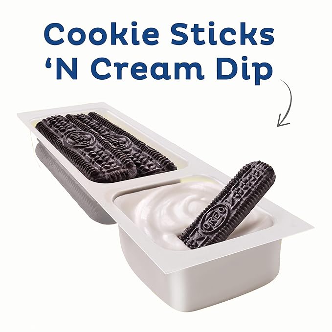 Handi-Snacks OREO Cookie Sticks 'N Creme Dip Snack Packs, 20 Snack Packs (Pack of 2)