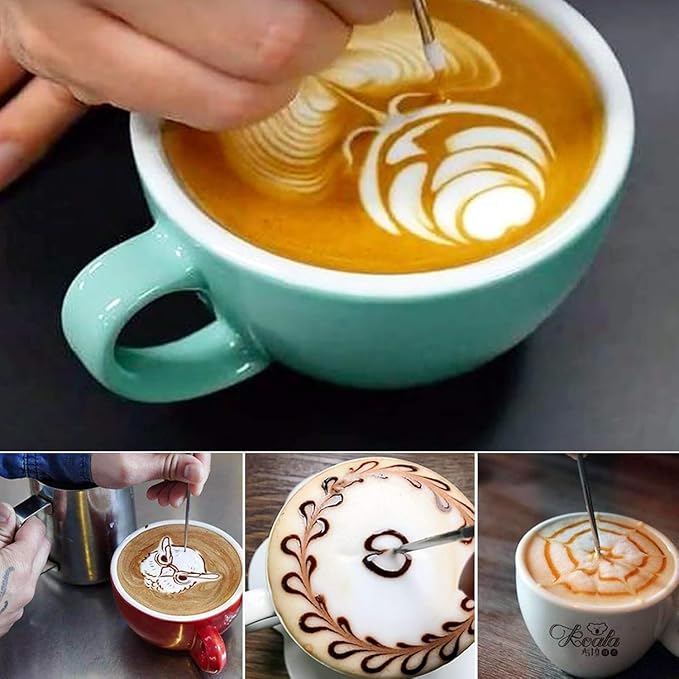 250ml Stainless Steel Milk Frothing Pitcher ??Espresso Steaming Pitchers 8 Oz, Precision Pouring for Perfect Latte Art, Frother cup, Coffee Cappuccino Jug
