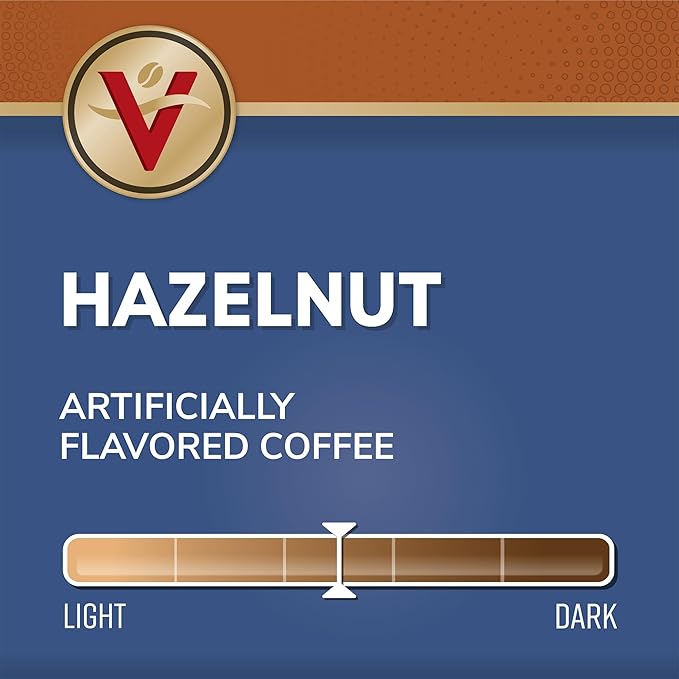 Victor Allen's Coffee Hazelnut Flavored, Medium Roast, 12 Count, Single Serve Coffee Pods for Keurig K-Cup Brewers