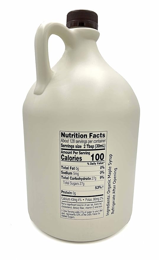 Sapsquatch Organic Maple Syrup - Gallon - Grade-A Amber Rich