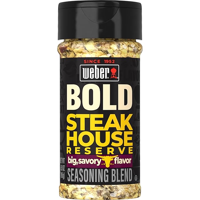 Weber BOLD Steakhouse Reserve Seasoning Blend, 6.9 oz