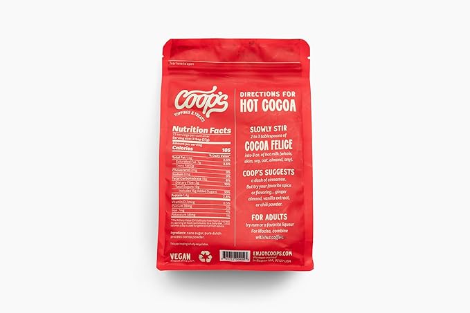 Coop's Cocoa Felice Hot Chocolate Mix - 22 ounce