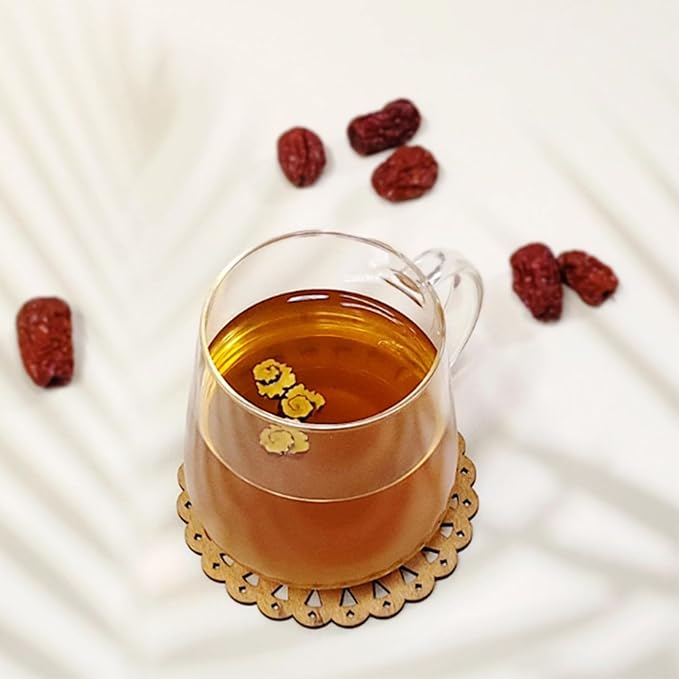 GAGOPA Dried Jujube Fruit ??100% Korean Red Dates, Naturally Sweet Flavor, Caffeine-Free Herbal Infusion, Great for Tea, Soups & Samgyetang, 500g Bulk Pack