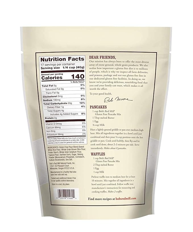 BOBS RED MILL Pancake Mix, 680 GR