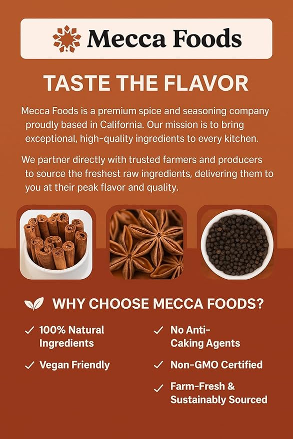 Sesame Seeds Natural – 14 oz Resealable Bag – Whole Raw Unhulled Seeds for Cooking, Baking & Garnishing by Mecca Foods