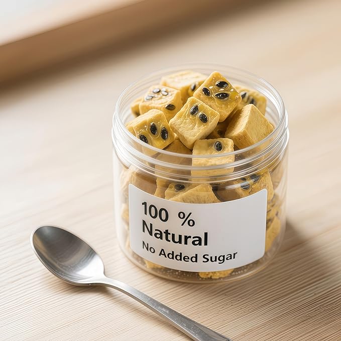 Premium Freeze-Dried Passion Fruit 7oz (199g) - 100%, No Sugar Added | for Tea, Smoothies, Baking & Cocktails