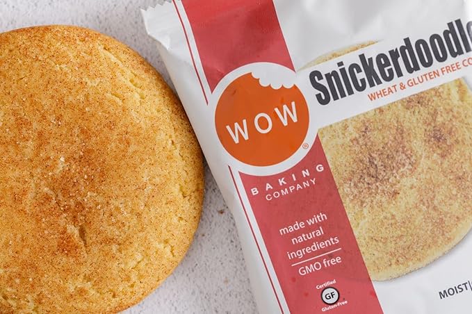 WOW Baking Company Gluten-Free Cookies, Snickerdoodle, 2.75 Ounce (Pack of 12)