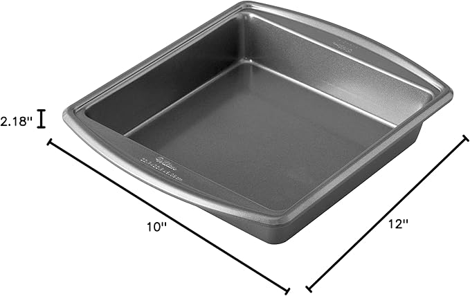Wilton Platinum Premium Non-Stick Anti-Warp Bakeware, Made without PFAs, Square Pan, 9 x 9 x 2 in, Packaging May Vary