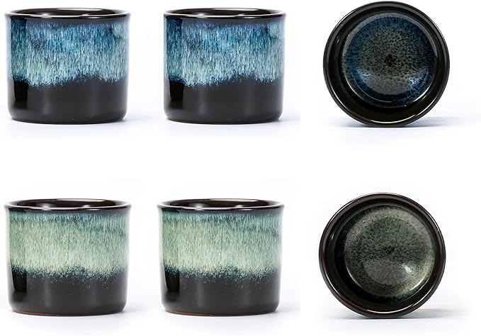 Tea Cups Set of 6 (mixed interior&exterior)