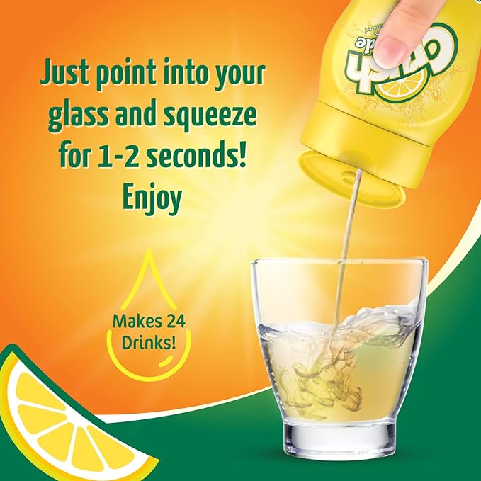 CRUSH Crush, Lemonade, Liquid Water Enhancer ??New, Better Taste (4 Bottles, Makes 96 Flavored Water Drinks) 1.62 Fl Oz (Pack of 1)