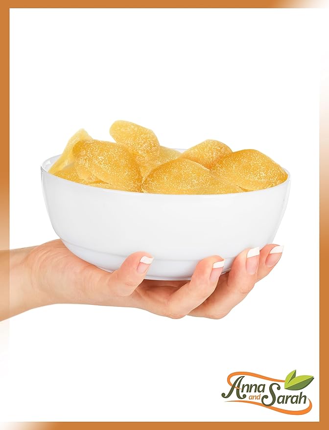 Anna and Sarah Dried Crystallized Ginger in Resealable Bag 3 Lbs