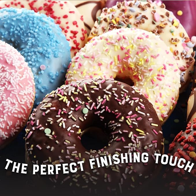 Judee's Gluten Free Blue Sprinkles 2 lb - Gluten-Free and Nut-Free - Brighten Up Your Baked Goods - Great for Cookie and Cake Decoration - Use for Baking and as Dessert and Ice Cream Toppings