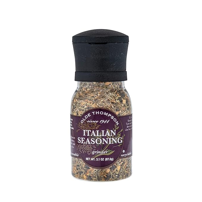 Olde Thompson Italian Seasoning Grinder, Basil and Oregano Spice Blend, 3.1 Ounce