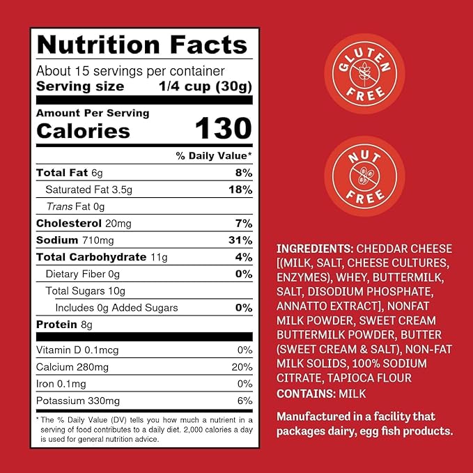 Judee's Everything But The Mac Cheese Mix 1 lb - Great for Hiking, Camping, and Travel - Serve on Pasta and Baked Potatoes - Easy Dipping Sauce for Fries and Nachos - Gluten-Free and Nut-Free
