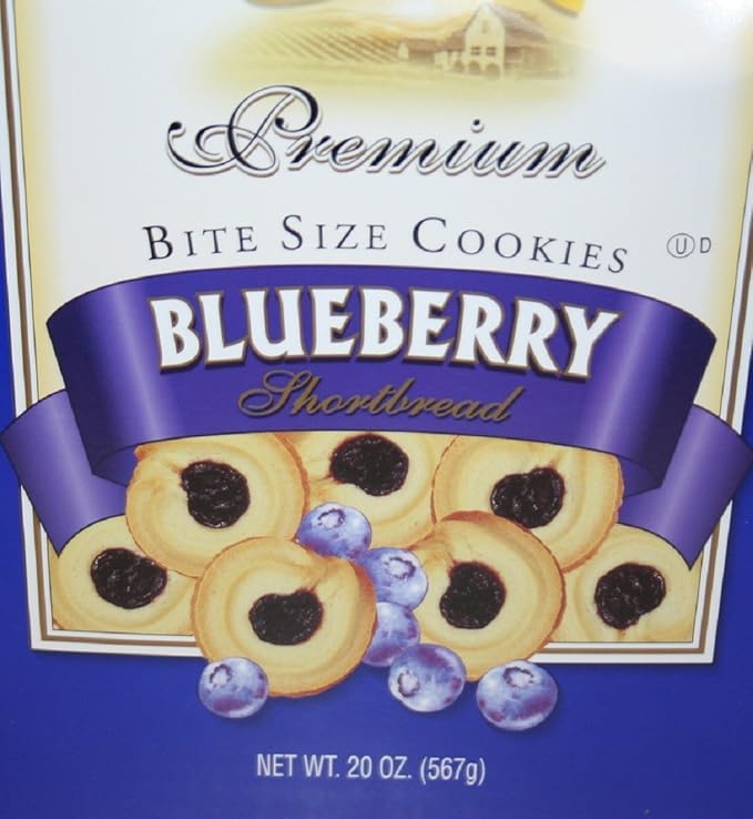 Knott's Berry Farm Shortbread Cookies (Blueberry, 20-Ounce Box)
