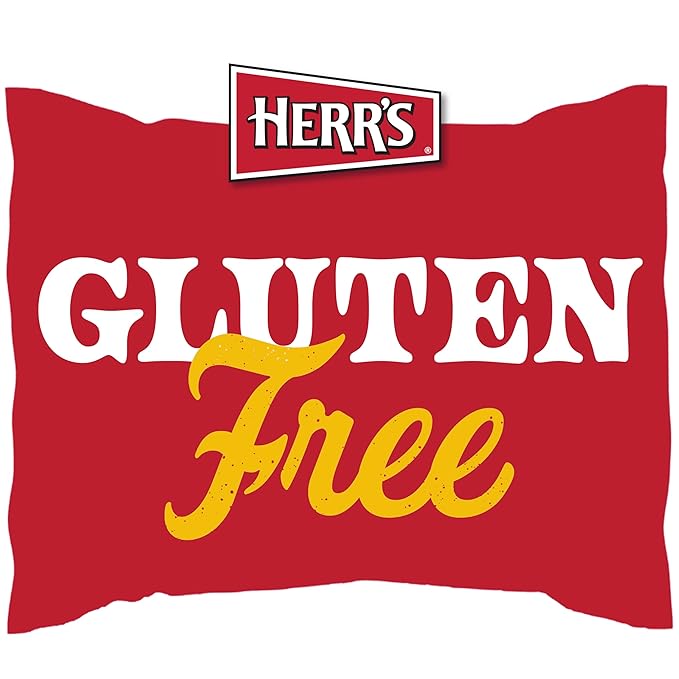 Herr???Horseradish Cheddar Potato Chips, 6 Oz Bag, Gluten Free, Bold and Tangy (Pack of 12)