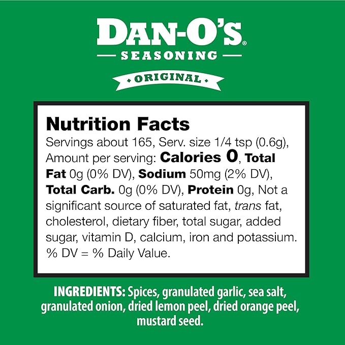 Dan-O's 3 Bottle Seasoning Set, Small Bottles, 3 Pack, Includes Original, Crunchy and Chipotle Seasonings, Sugar Free, Zero Calorie, Use this Seasoning Kit to Craft a Marinade, Dry Rub or Sauce