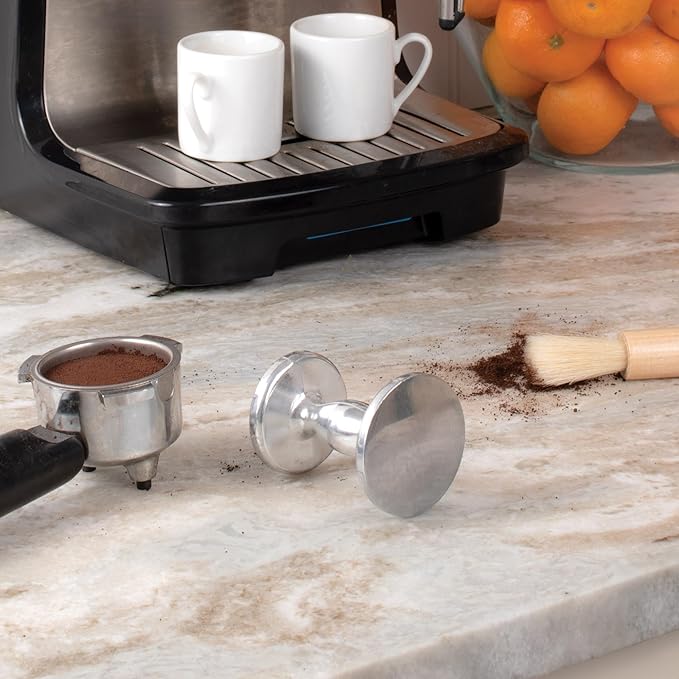 Fino Dual-Sided Espresso Tamper, 4-Ounce Weight, 48-Millimeter and 53-Millimeter