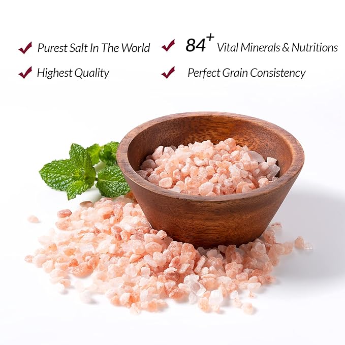 Himalayan Chef Himalayan Pink Salt, Coarse Grain - 40 lbs Bulk Size, For Grinders and Salt Mills | 100% Natural & Organic, Vegan & Kosher Certified Pink Salt 20lbs/Each-Pack of 2
