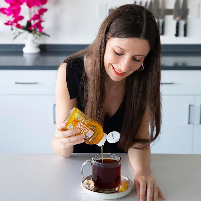 Wholesome Yum Zero Sugar Honey Substitute (Keto) - Natural Sugar Free Honey Alternative With Monk Fruit & Allulose - Zero Net Carbs, Non GMO, Gluten Free, No Aftertaste (11 oz)