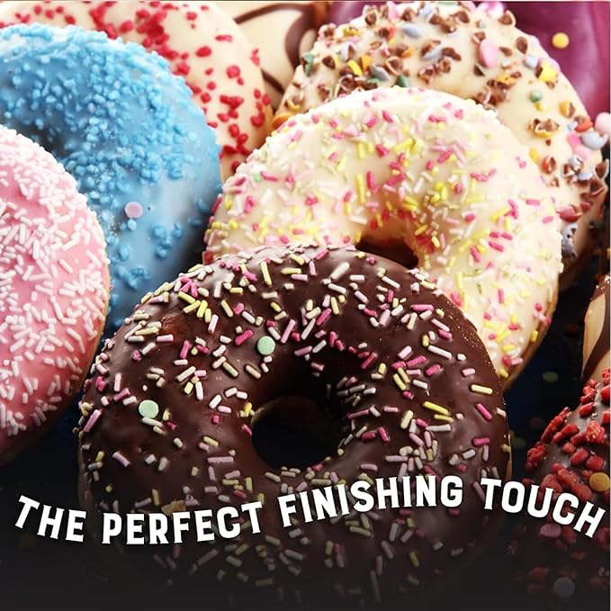 Judee's Blue Sprinkles 4 oz - Gluten-Free and Nut-Free - Brighten Up Your Baked Goods - Great for Cookie and Cake Decoration - Use for Baking and as Dessert and Ice Cream Toppings