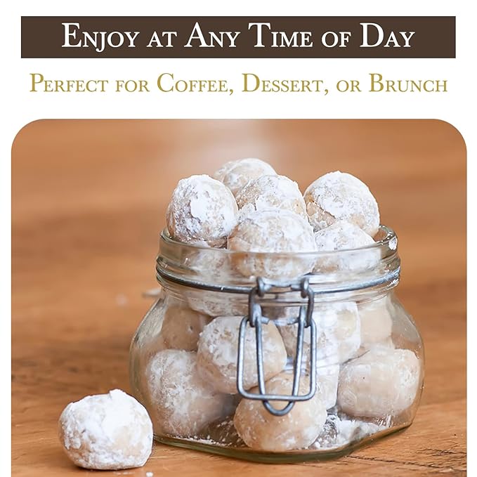 Fratelli Fiori Biancaneve Snow White Soft Cookies - Luxurious Italian Dessert with Rich Hazelnut Filling - Buttery Shortcrust Pastry Ideal for Festive Occasions & Gifts - 2-Pack