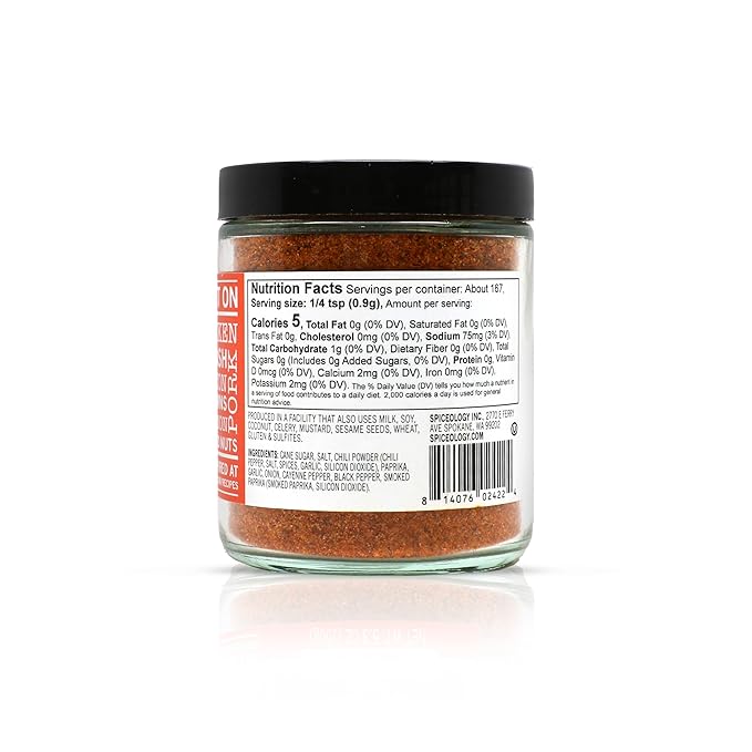 Spiceology – Nashville Hot Chicken Seasoning – Bold & Spicy Chicken Rub with Cayenne, Smoked Paprika & Garlic – Nashville Hot Dry Rub for Wings, BBQ & More – 5.3 oz