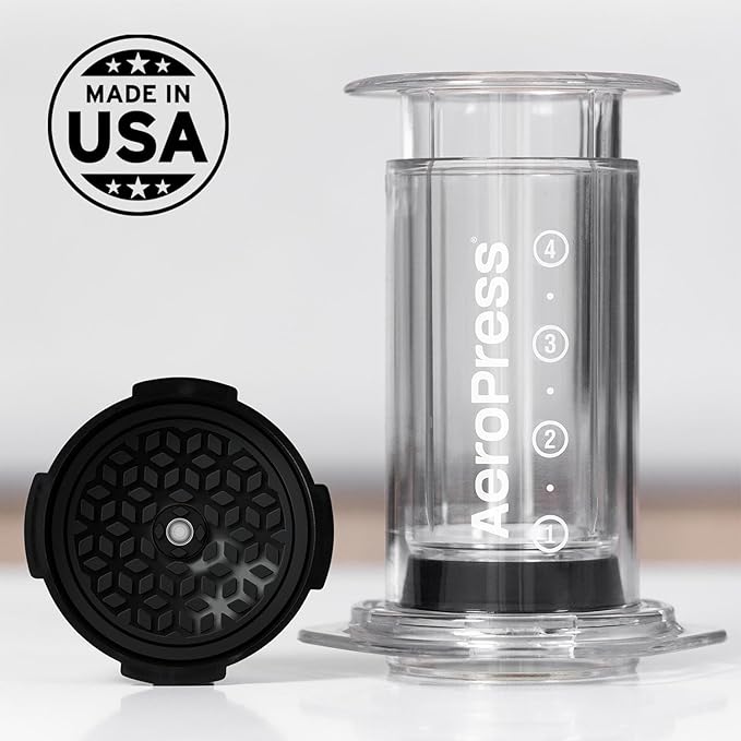AeroPress Flow Control Filter Cap, No Drip Filter Cap for AeroPress Portable Espresso-Style Coffee Maker, Specialty Method Coffee Maker