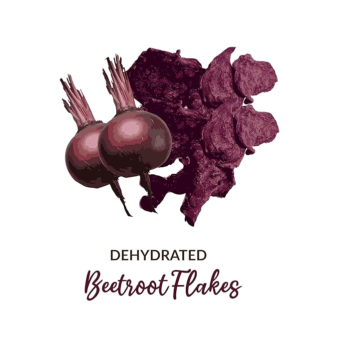 SHROOTS Organic Dried Beetroot Flakes ??Raw, Non-GMO, Natural Energy Boost, Vegan & Gluten-Free, Perfect for Smoothies, Baking & Juices, 1.59 oz, Pack of 1
