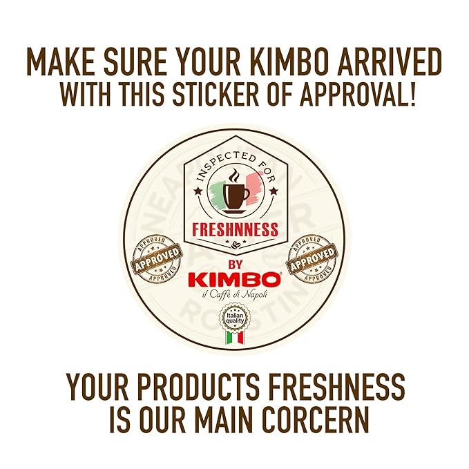 Kimbo Espresso Napoli Ground Coffee | Dark Roast | 10/13 Intensity | Intense Aroma & Long Lasting Flavor | 8.8 oz Cans - Pack of 4