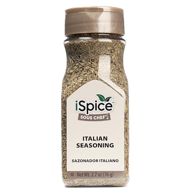 iSpice AUTHENTIC ITALIAN SEASONING | Add lots of flavor to your chicken, meat, steak, and vegetables | Ready to use as is | 2.7oz (76g)