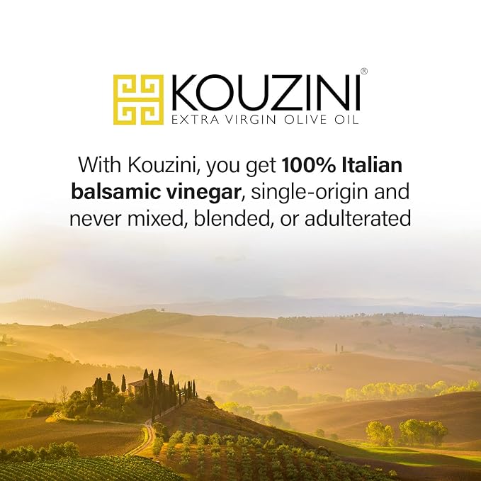 Kouzini Ultra Premium White Jalapeno Lime Balsamic Vinegar - Sweet & Thick Italian Dressing for Salad, Organic Modena Vinegar - 250ml