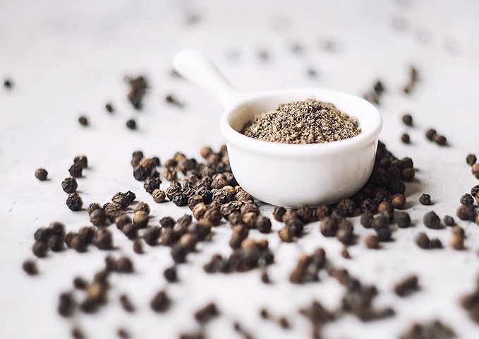 Food to Live - Organic Black Pepper, 7 Pounds - Whole Dried Peppercorns, Non-GMO, Kosher, Vegan, Bulk, Great for Spicing and Seasoning, Perfect for Grinder Refill
