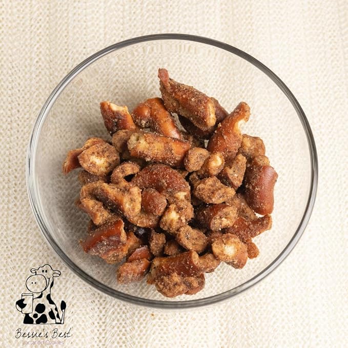 Bessie?셲 Best Lactation Pretzels | Ranch Flavored Pretzels | Milk Boosting Lactation Snacks | Increase Milk Supply | Breastfeeding Cookies Alternative | Breastfeeding Snacks | 1 lb Bag