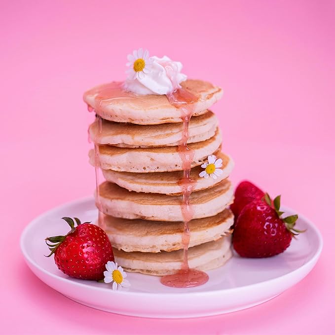 Lakanto Sugar Free Strawberry Syrup - Sweetened with Monk Fruit Sweetener and Erythritol, Made with Real Strawberries, Perfect for Pancakes, Waffles, French Toast, Ice Cream, Lemonade, Desserts, Snacks, and more - 13 fl oz