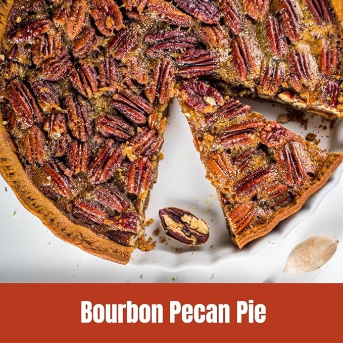 Door County Bourbon Pecan Pie Ground Coffee - 8oz Bag - Medium Roast - Fall Seasonal - 100% Arabica - Brown Sugar, Sweet Cream Butter, Pecans & Bourbon