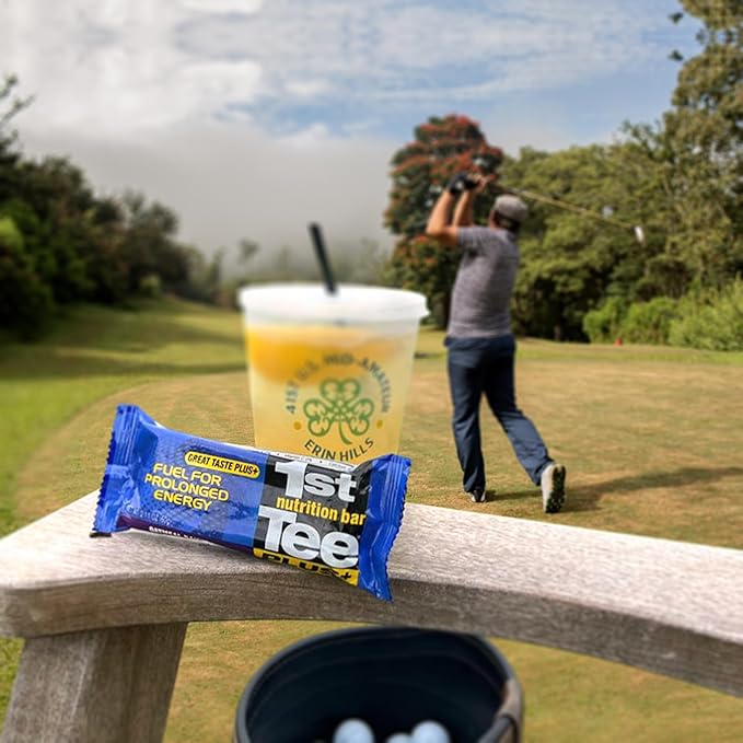 1st Tee PLUS+ Oatmeal Raisin bars made with Natural Ingredients Breakfast Bars | Best Oatmeal Bars, Golf Nutrition Bar Easily Digestible Balanced Nutrition Bars 12-60 grams bars
