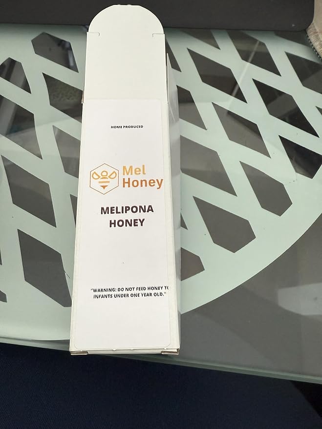 Jimerito Honey Drops - 5 ML - Miel Melipona - Gotas de Miel Chumelito Miel Virgen - Stingless Bee Honey from Yucatan Peninsula - Pure and Unprocessed