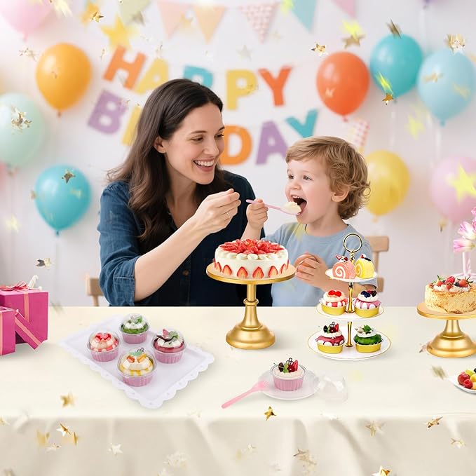 EUSOAR Disposable Creme Brulee Ramekins and Pink Spoons, 60pcs 5oz Mini Cake Cheesecake Pans with Lids, Aluminum Foil Ramekins with Lids Muffin Liners for Party Wedding Birthday Family Gathering