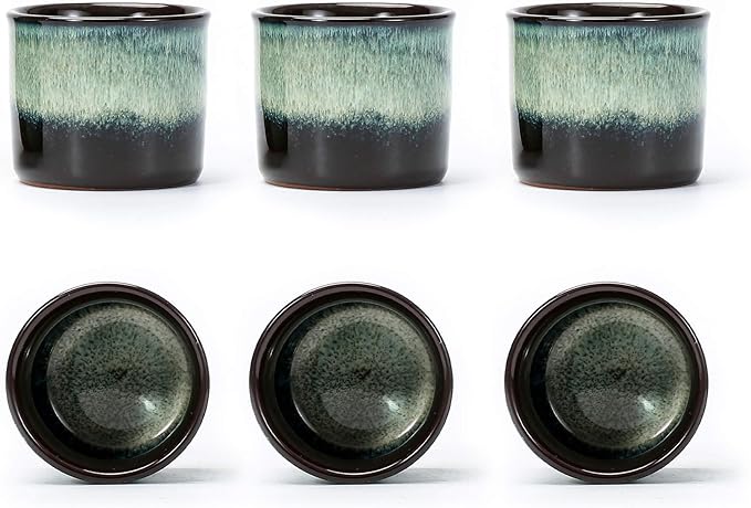Tea Cups Set of 6 (magic interior&exterior)