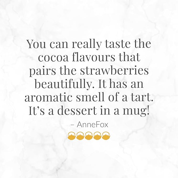 The Republic of Tea ??Strawberry Cuppa Chocolate Tea Bags, Low-Caffeine, 36 Servings
